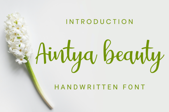 Aintya Beauty Font for Creative Projects