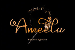 Ameela: A Handwritten Font for Elegant Branding