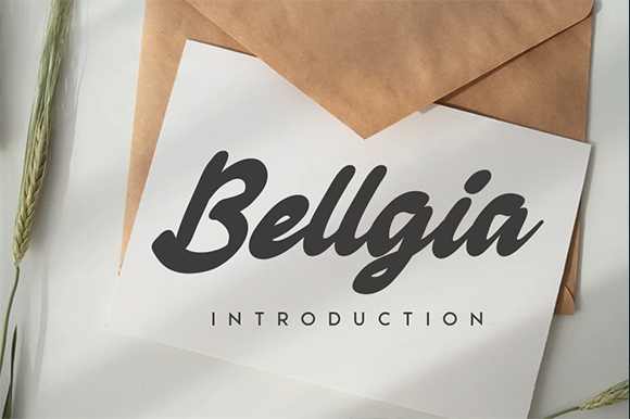 Bellgia: A Handwritten Font for Polished Branding