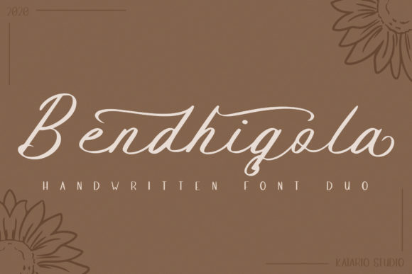 Bendhigola: A Handwritten Font for Elegant Design