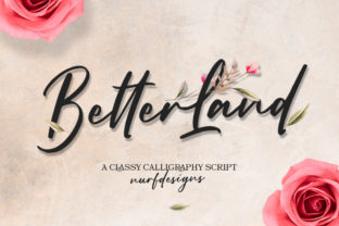 Better Land Font for Web Design