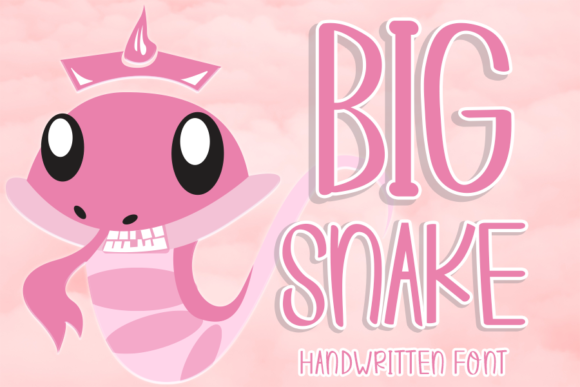 Big Snake Font for Creative Makers