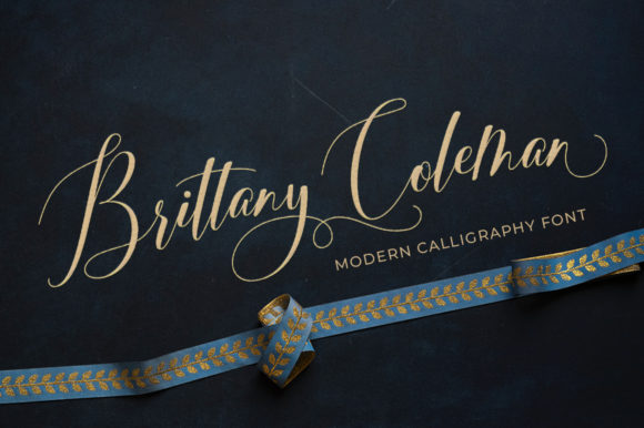 Brittany Coleman Font for Creative Projects