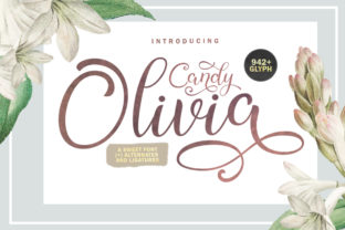 Candy Olivia Font for Creative Makers