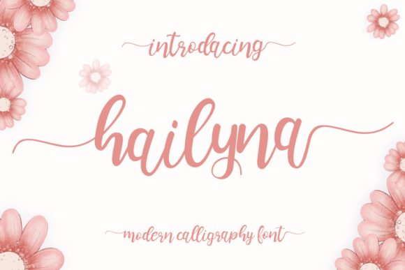 Hailyna Font: Elegant Script for Digital Design
