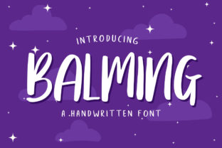 Handwritten Font Balming