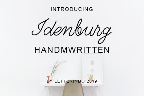 Idenburg Font: Elegant Handwritten Style