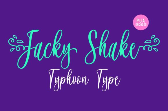 Jacky Shake Font for Business Branding