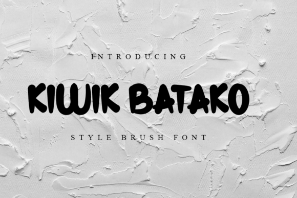 Kiwik Batako Font for Creative Campaigns