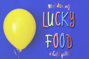 Lucky Food Font for Creative Projects
