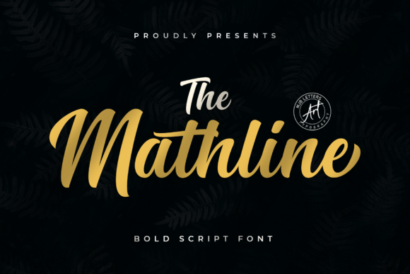 Mathline: A Bold Handwritten Font for Business Branding