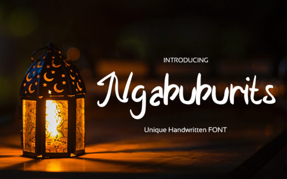 Ngabuburits: Elegant Script Font