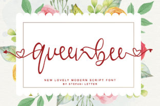 Queenbee Font: Sweet Script for Creative Projects