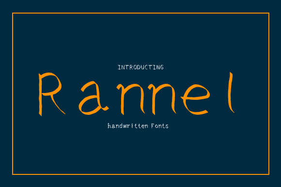 Rannel: A Premium Script Font