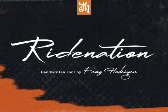 Ridenation: A Script Handwritten Font