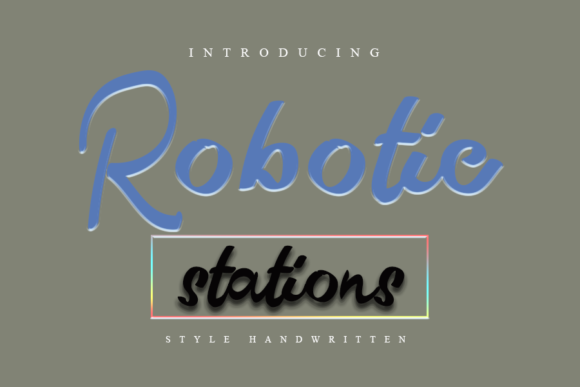 Robotic Stations Font Review