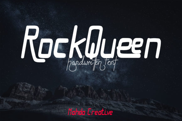 RockQueen: A Handwritten Font for Creative Projects