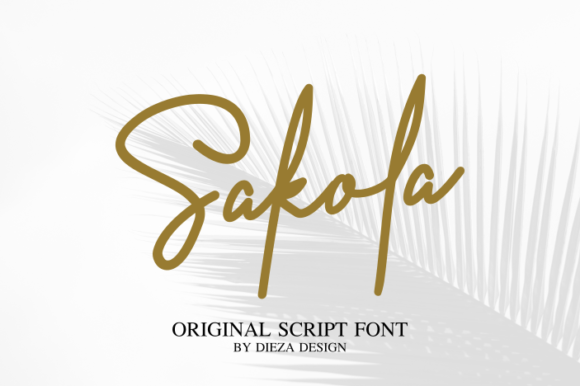 Sakola: A Sweet Script Font for Business