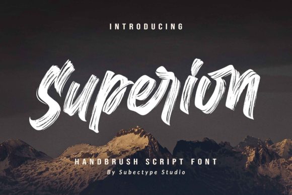 Superion Font for Creative Campaigns