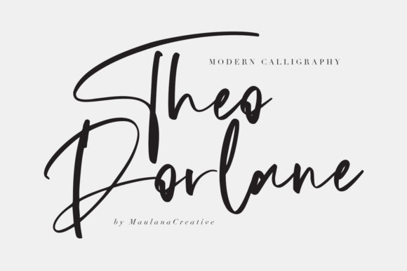 Theodorlane Font: Elegant Script for Business