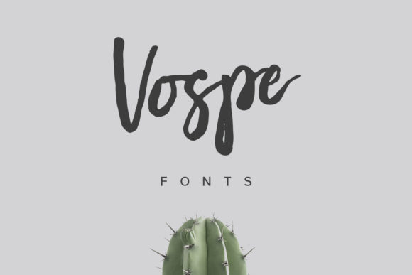 Vospe: A Handwritten Font for Creative Projects