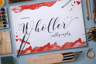 Wholler: A Handwritten Font for Elegant Branding